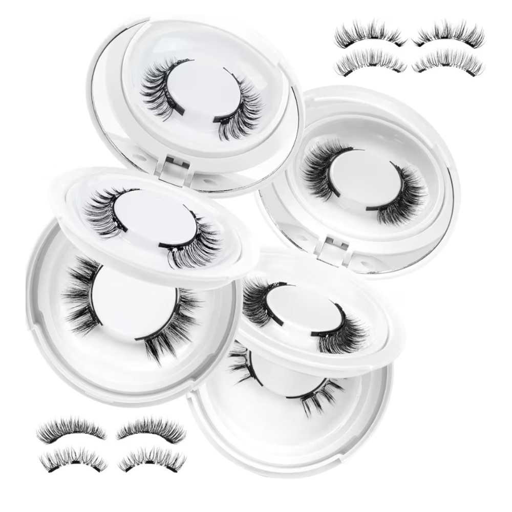 Dramatic Black False Eyelashes Set 4 pairs